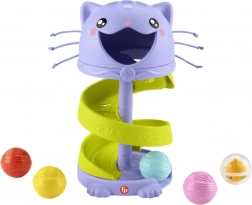 Toboggan à boules chat Fisher-Price