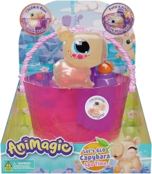 Animagic kapibara spa time jouet interactif lumineux pour le bain