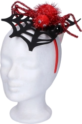 Serre-tête avec toile d’araignée et araignée