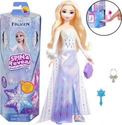 Disney La Reine des Neiges Spin & Reveal – poupée Elsa avec surprises