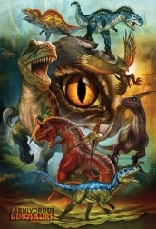 Puzzle dinosaures carnivores 100 pièces