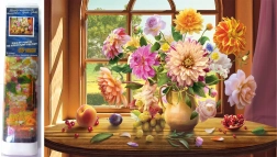 Norimpex broderie diamant Bouquet d’été 30x40 cm