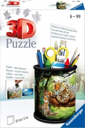 RAVENSBURGER Puzzle 3D porte-stylos – léopards