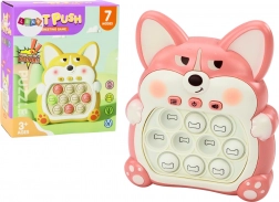 jeu Pop-It Renard avec 7 modes de jeu rose