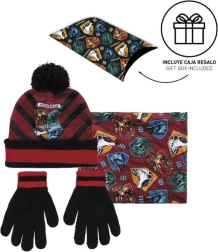 Ensemble d’hiver Harry Potter – bonnet, tour de cou et gants pour enfants