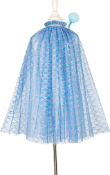 Souza costume enfant sirène Marlya – cape avec serre-tête et baguette (3–4 ans)