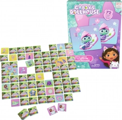 Jeu de mémoire Gabby’s Dollhouse – La Maison des Chats de Gabby, 72 cartes