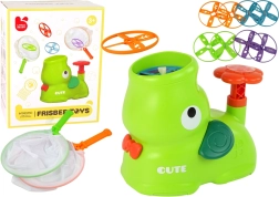 Jouet pour enfants attrape-frisbee avec catapulte en forme d’éléphant