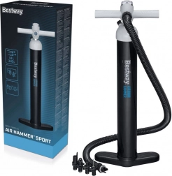 Pompe manuelle haute pression avec manomètre BESTWAY