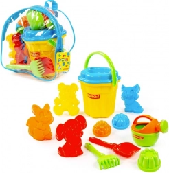 Set de sable dans un sac à dos