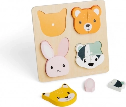 Puzzle en bois encastrable avec numérotation Bigjigs Toys