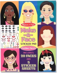 Kit d’autocollants de visages pour enfants (MELISSA & DOUG MAKE‑A‑FACE)