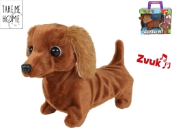 Teckel en peluche Take Me Home – jouet interactif pour enfants
