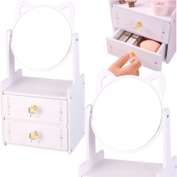 Mini coiffeuse en bois avec oreilles