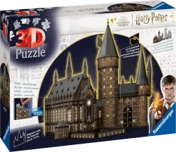 Ravensburger puzzle 3D Poudlard Grande Salle - Édition nocturne