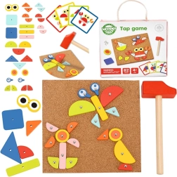 Woopie Green Jouet en liège avec marteau