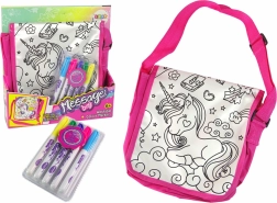 Kit créatif – colorie ton sac licorne DIY