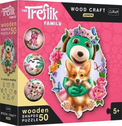 Puzzle en bois Treflíci heureux 50 pièces