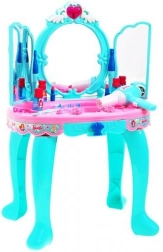 Coiffeuse interactive pour enfants avec lumières et mélodies, avec accessoires