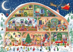 Puzzle Ravensburger L’atelier du Père Noël 1000 pièces
