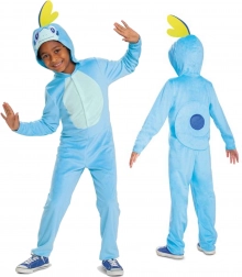 Costume enfant POKEMON Sobble kigurumi, combinaison bleue 126–136 cm (7–8 ans)