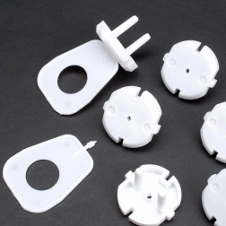 Cache de sécurité pour prise électrique – rond (12 pcs)