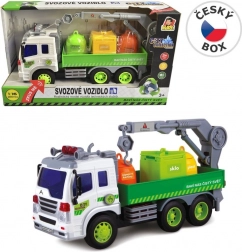 Camion poubelle City Collection avec conteneurs pour le tri sélectif