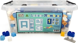 Kit éducatif Little Architect – lettres et chiffres, 630 pièces