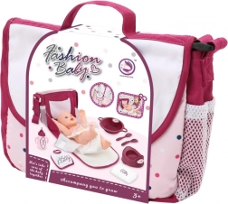 Set de soins pour poupée avec sac de transport et biberon