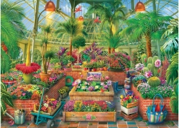 Puzzle Jardin sous serre 1000 pièces