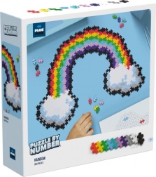 Plus-Plus assemble par numéros – arc-en-ciel, 500 pièces