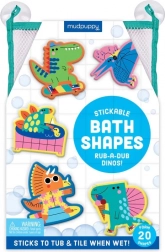 Formes en mousse adhésives de dinosaures pour le bain Mudpuppy