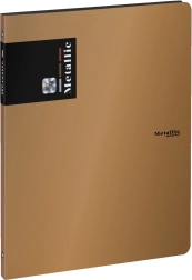 Classeur A4 Métallique cuivre