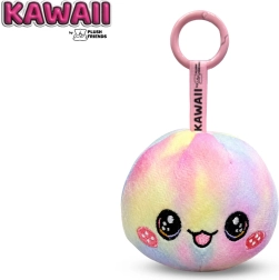 Porte-clés en peluche arc-en-ciel Bao ravioli, 8 cm