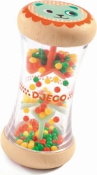 Hochet en perles en bois avec hélices DJECO