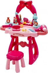 Coiffeuse pour enfant avec musique et tabouret BABY MIX