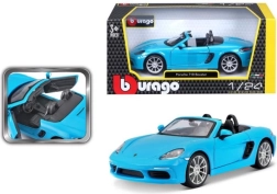 Bburago 1:24 Porsche 718 Boxster Bleu