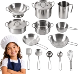 Accessoires de cuisine en acier inoxydable Classic World EDU