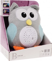 Hibou en peluche avec projection d’étoiles et mélodies d’endormissement