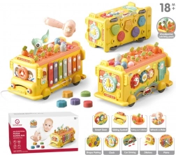 Bus éducatif avec métallophone et petit marteau