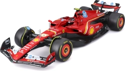 modèle de voiture Formula 1 Ferrari SF-24 1:18 avec le pilote Carlos Sainz par Bburago