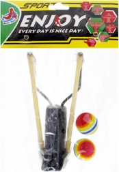 Lance-pierre avec balles en mousse