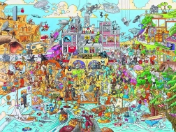 Puzzle 1500 pièces Hollyworld