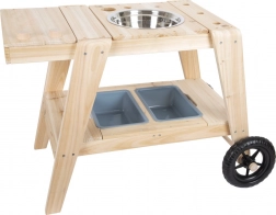 Cuisine extérieure en bois pour enfants small foot – mud kitchen compacte et mobile