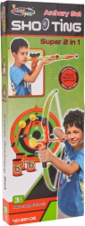 Set pour enfants 2-en-1 arc et pistolet avec accessoires