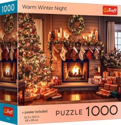 Puzzle Nuit d’hiver chaleureuse 1000 pièces TREFL