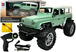 Voiture tout-terrain RC LAND ROVER DEFENDER D110 1:14 verte 2,4G