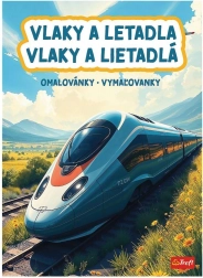 Coloriages trains et avions 20 × 27,5 cm