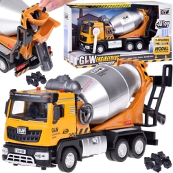 Bétonnière avec effets sonores et lumineux