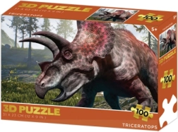 Puzzle 3D tricératops